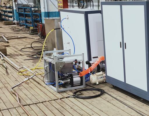 船用管路打水壓測試臺在渤海某船廠完成運行交付！